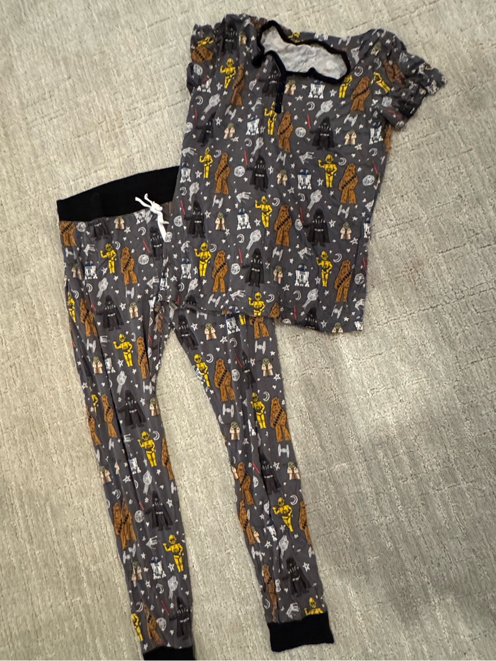 Little sleepies bamboo pajama set Disney Star Wars